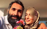 عکس عاشقانه سمانه پاکدل و هادی کاظمی در نوروز